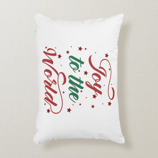 世界に喜びを与える アクセントクッション (正面(垂直))