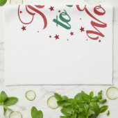 世界に喜びを与える キッチンタオル (折り畳み)