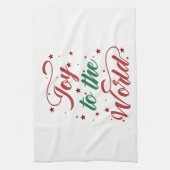 世界に喜びを与える キッチンタオル (縦)