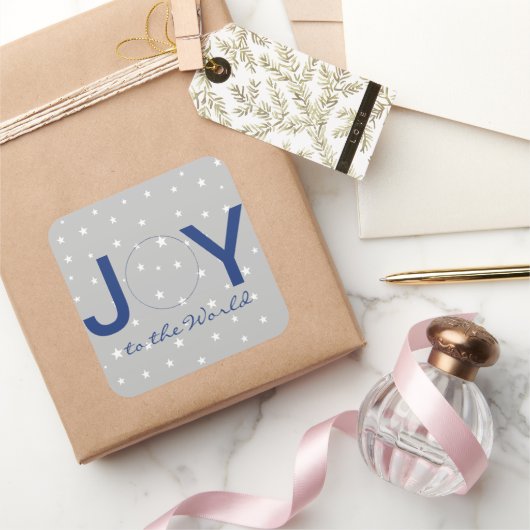 世界に喜びを キリストの誕生 スクエアシール (ギフト)