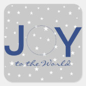 世界に喜びを キリストの誕生 スクエアシール (正面)