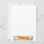 世界に喜びを キリストの降誕祭 アドベント 招待状 (裏面)