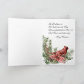 世界に喜びを クリスマスカード サンキューカード (内部)