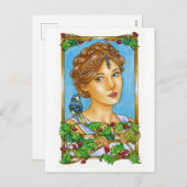 「世界に喜びを」クリスマスカード シーズンポストカード (正面/裏面)