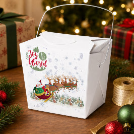 世界に喜びを サンタのそり クリスマス フェイバーボックス