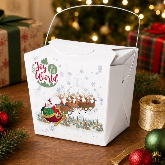 世界に喜びを サンタのそり クリスマス フェイバーボックス