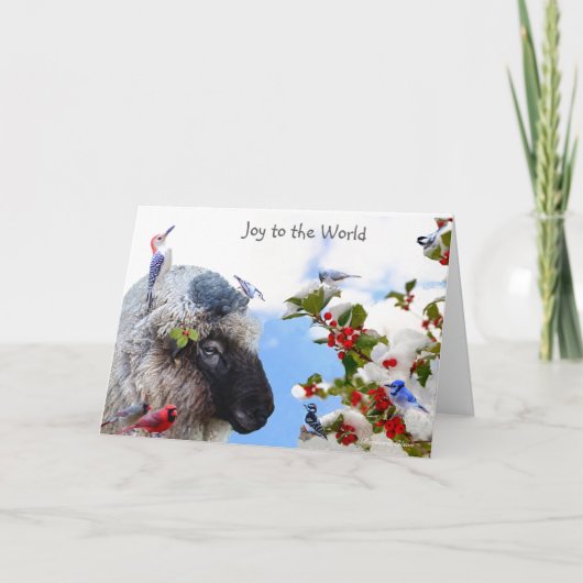 世界に喜びを：シンプルな喜びを楽しんで。ホリ シーズンカード (正面)