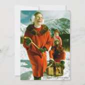 "世界に喜びを" フラットホリデーカード シーズンカード (正面)