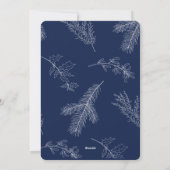 世界に喜びを ホリデーシーズンの写真付きグリーティング シーズンカード (裏面)