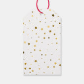 世界に喜びを ホリデーレッド＆グリーン クリスマス ギフトタグ (裏面)