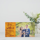 世界に喜びを ホリデー クリムソン＆ゴールド シーズンカード (スタンド正面)