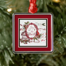 世界に喜びを メタル オーナメント