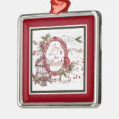 世界に喜びを メタル オーナメント (左)