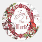 世界に喜びを ラウンドシール (正面)