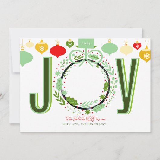 世界に喜びを 主が来た クリスマス (正面)