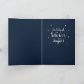 世界に喜びを　星空のマリアと天使のクリスマス カード (内部)