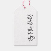 世界に喜ぶハッピーホリデーズメリークリスマス ギフトタグ (正面)