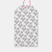 世界に喜ぶハッピーホリデーズメリークリスマス ギフトタグ (裏面)