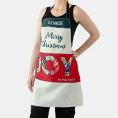 世界に喜ぶ明るいフェスティバルクリスマスキッチン エプロン (インサイチュ)