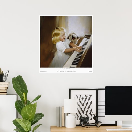 世界に喜ぶ ポスター (ホームオフィス)