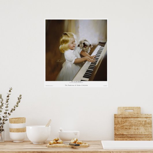 世界に喜ぶ ポスター (キッチン)