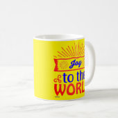 世界に喜感動的びやる気を起こさせる コーヒーマグカップ (正面右)