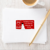 世界に対する喜びパーソナライズされたラベル ラベル (インサイチュ)