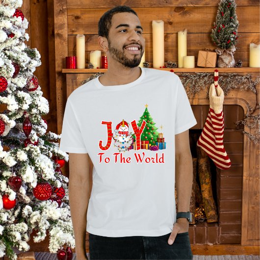 世界に対する喜び |クリスマスTシャツ Tシャツ