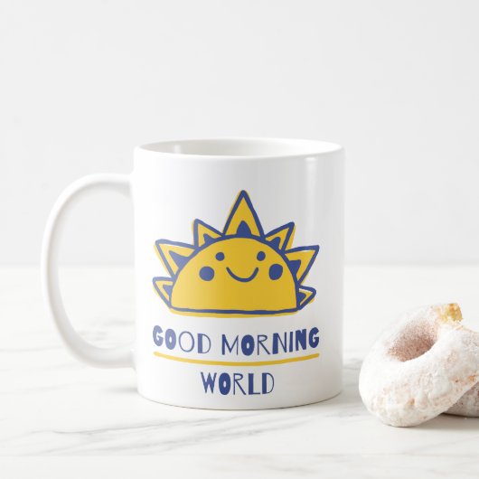 世界に朝が来た コーヒーマグカップ (ドーナツ)