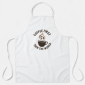 世界に次いでコーヒー エプロン (正面)