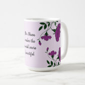 世界に美しい紫のフローラ|過去記事 コーヒーマグカップ (正面右)