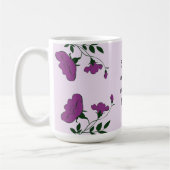 世界に美しい紫のフローラ|過去記事 コーヒーマグカップ (左)