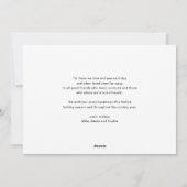 世界に赤い喜びクリスマス・キャロル写真 シーズンカード (裏面)