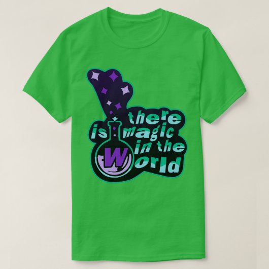 世界に魔法がある Tシャツ (デザイン正面)
