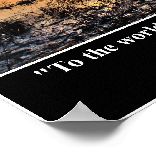 世界に…........ ポスター (角)