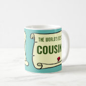 世界のいとこ最高のが。 コーヒーマグカップ (正面右)