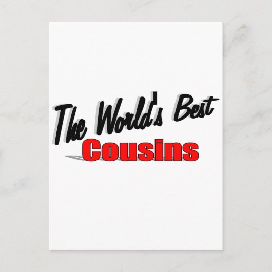 世界のいとこ最高のたち ポストカード (正面)