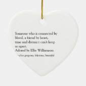 世界のいとこ最高のの定義おもしろい セラミックオーナメント (裏面)