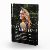 世界のいとこ最高のの定義写真 フォトブロック (右)