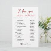 世界のいろいろな国で"I love you"ゲーム　答え付き (スタンド正面)