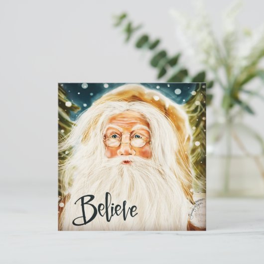 世界のおじいさんサンタ クリスマスの魔法を信じて シーズンカード (スタンド正面)