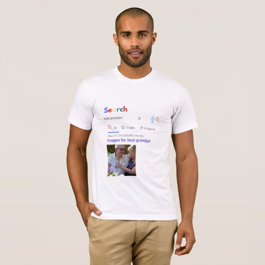 世界のおじいさ最高のんはこんな感じ Tシャツ (正面フル)