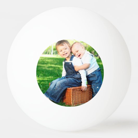 世界のおじいちゃん最高ののクリスマスフォト 卓球ボール (裏面)