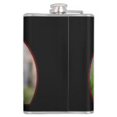 世界のおじいちゃん最高のパパ父の写真をパーソナライズ フラスク (裏面)