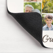 世界のおじいちゃん最高の写真コラージュ マウスパッド (コーナー)