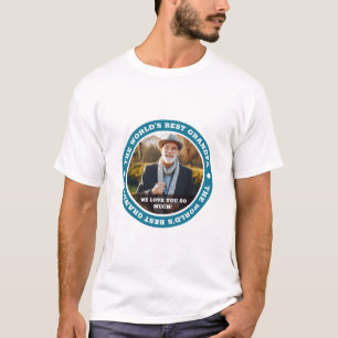 世界のおじい最高のモダンちゃんカスタムの写真 Tシャツ