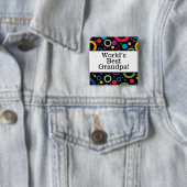 世界のおじさ最高のんなピン 缶バッジ (インサイチュ)