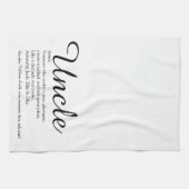 世界のおじ最高のさん、Funcle定モダン義 キッチンタオル (横)