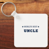 世界のおじ最高ののキーチェーン キーホルダー (正面)