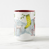 世界のおばあちゃんのための魔法のクリスマスマ最高のグ マグカップ (中央)